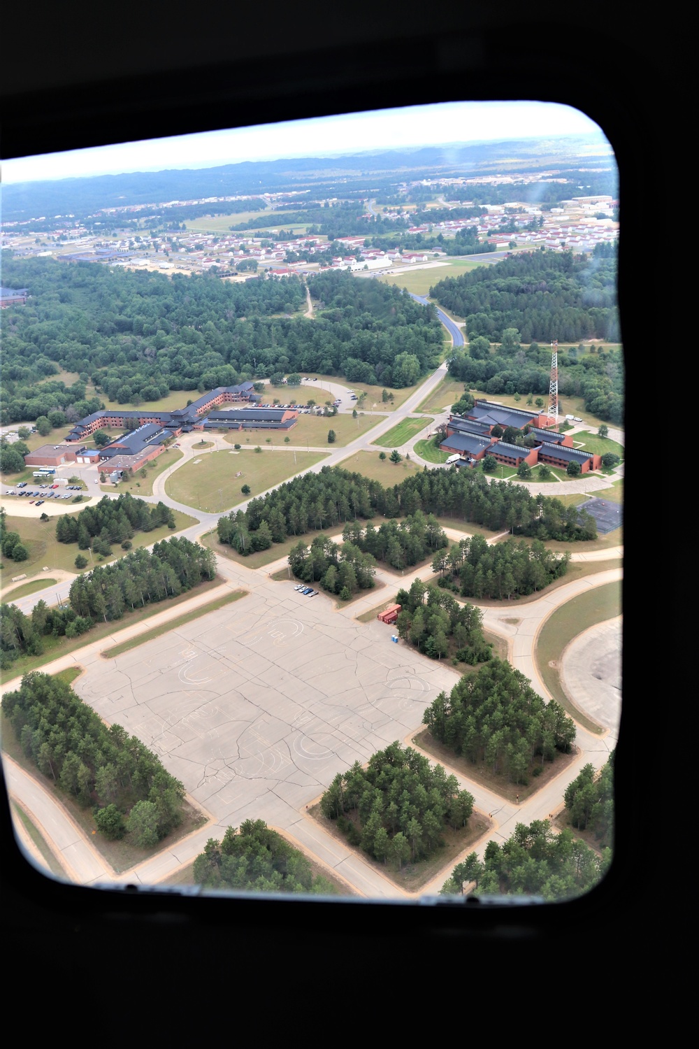 August 2020 aerial views of Fort McCoy