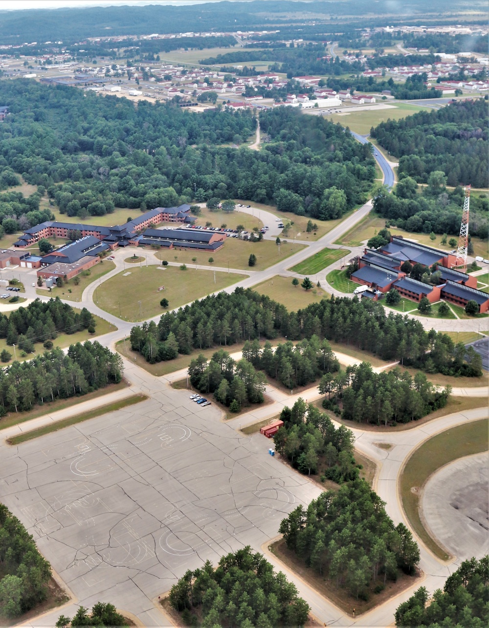 August 2020 aerial views of Fort McCoy