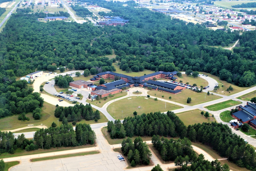 August 2020 aerial views of Fort McCoy