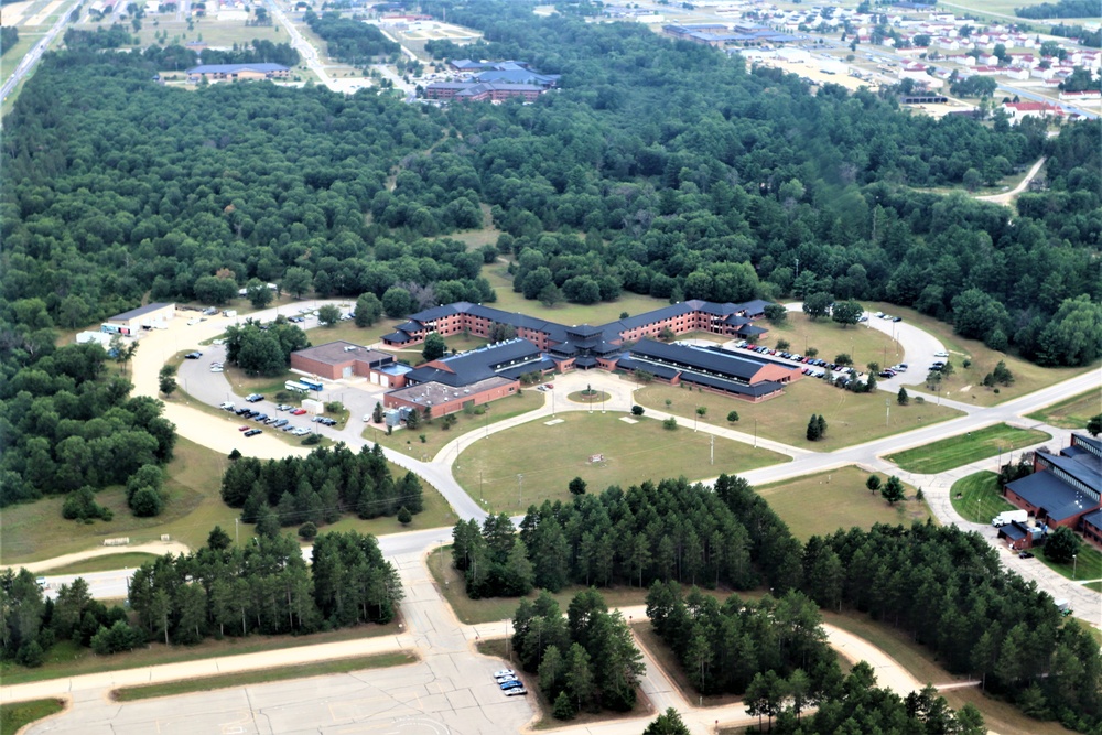 August 2020 aerial views of Fort McCoy