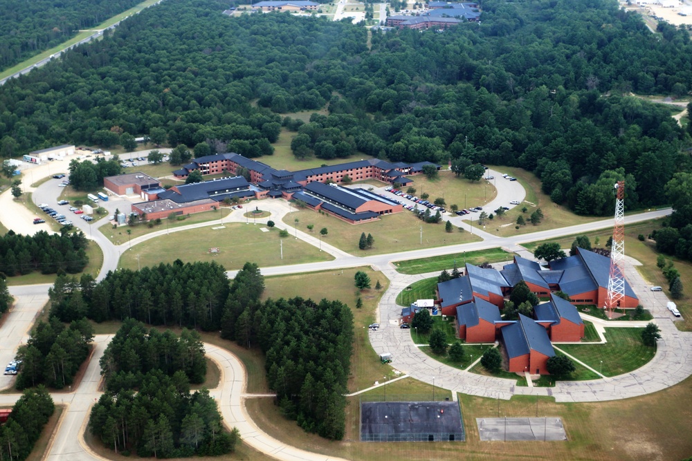 August 2020 aerial views of Fort McCoy