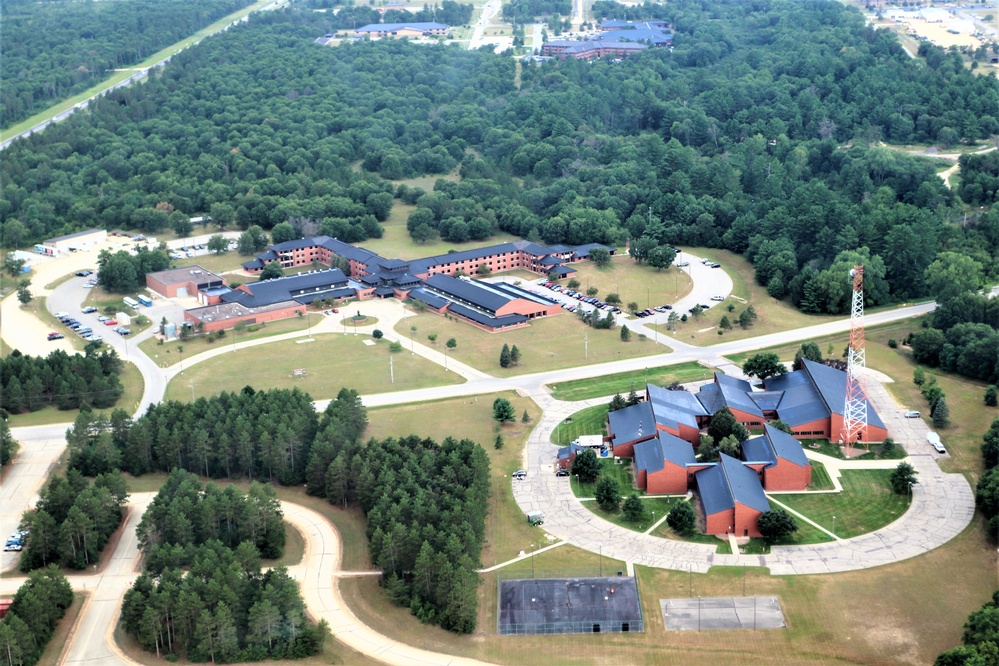 August 2020 aerial views of Fort McCoy