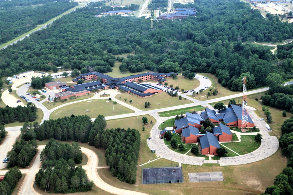 August 2020 aerial views of Fort McCoy