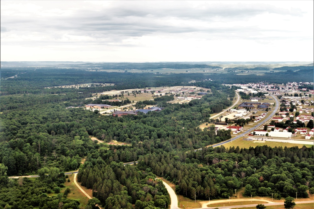 August 2020 aerial views of Fort McCoy