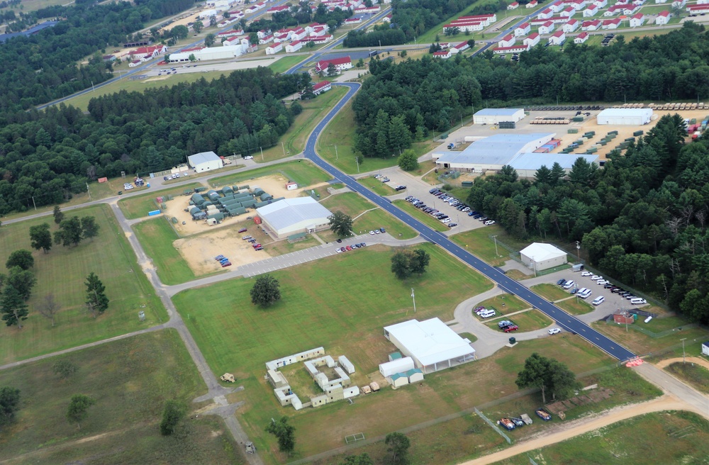 August 2020 aerial views of Fort McCoy