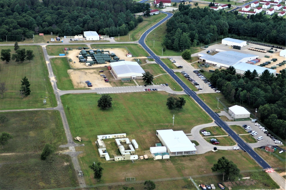 August 2020 aerial views of Fort McCoy