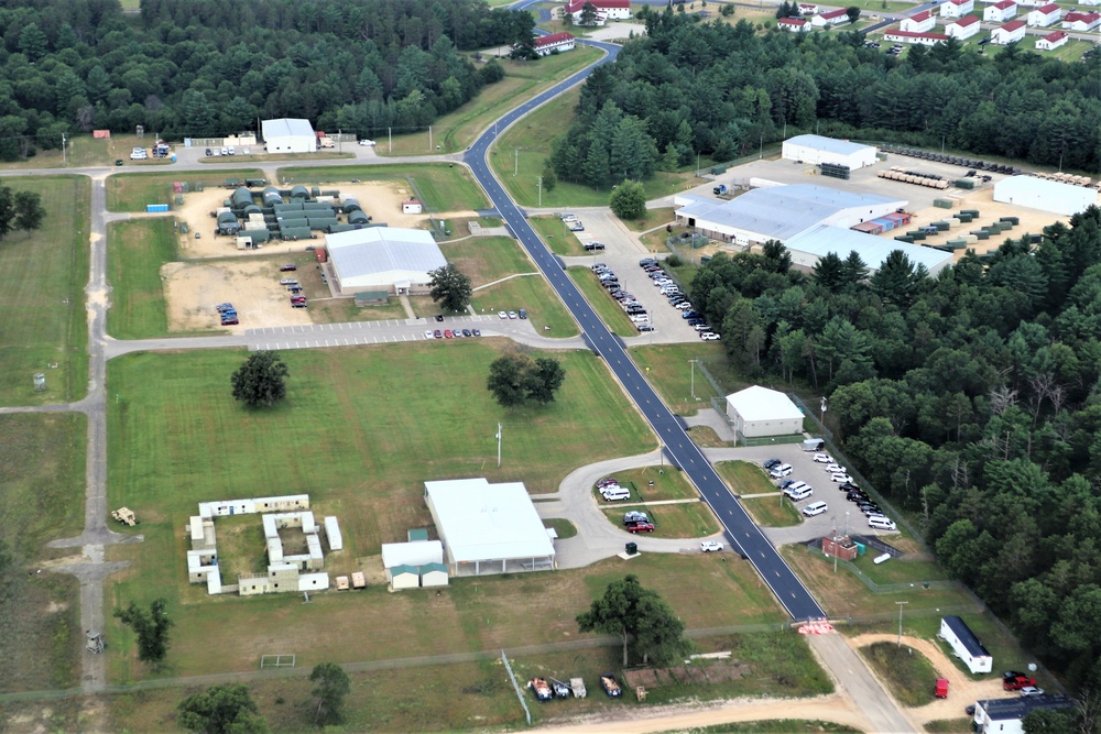 August 2020 aerial views of Fort McCoy