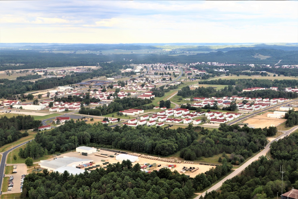 August 2020 aerial views of Fort McCoy