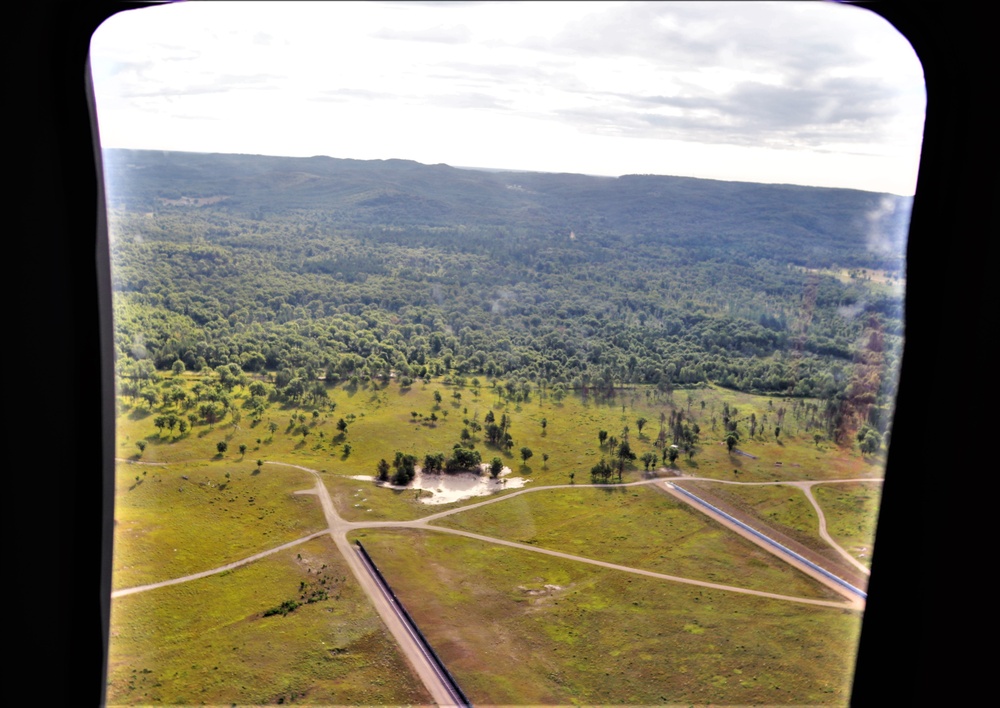 August 2020 aerial views of Fort McCoy