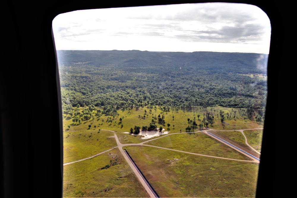 August 2020 aerial views of Fort McCoy