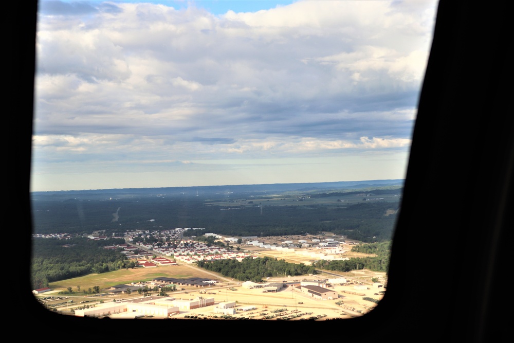 August 2020 aerial views of Fort McCoy