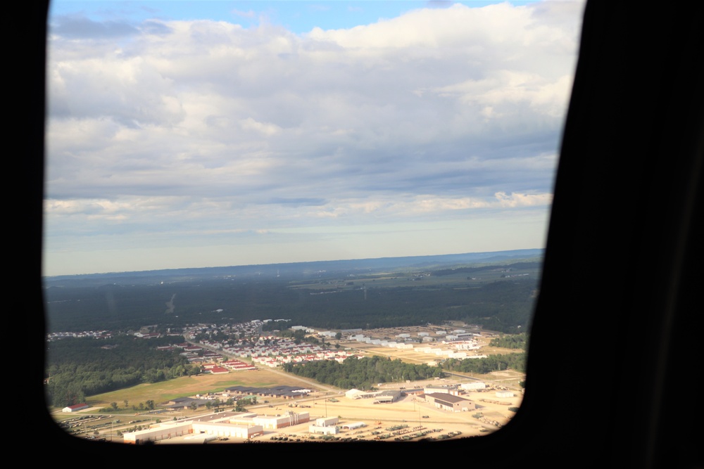 August 2020 aerial views of Fort McCoy