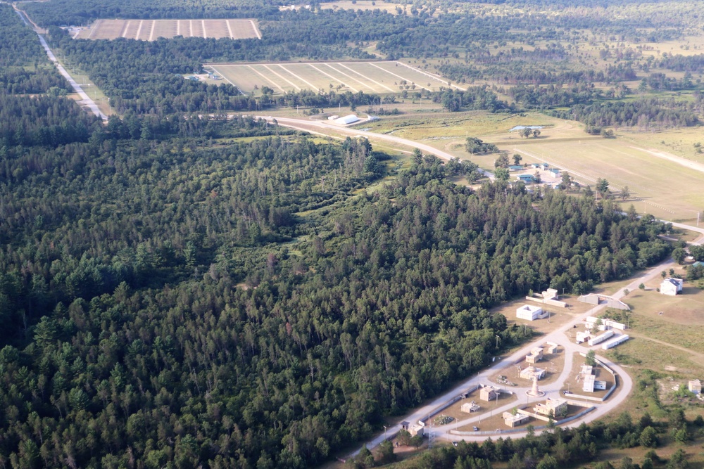 August 2020 aerial views of Fort McCoy