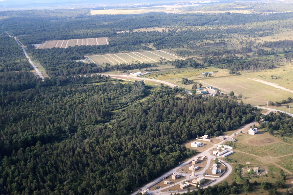 August 2020 aerial views of Fort McCoy