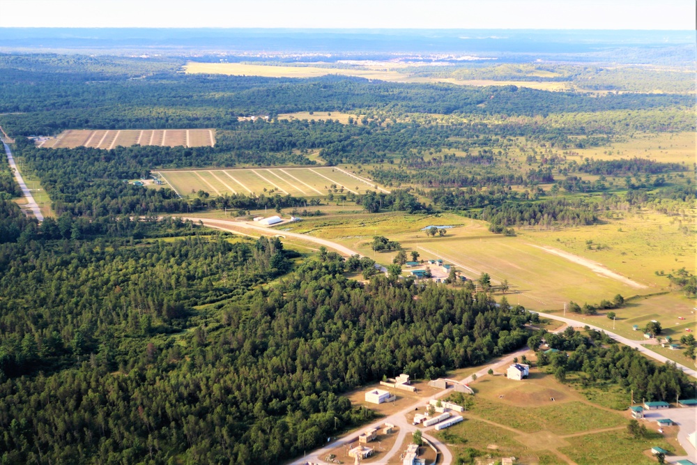 August 2020 aerial views of Fort McCoy