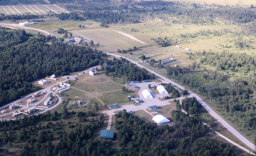 August 2020 aerial views of Fort McCoy