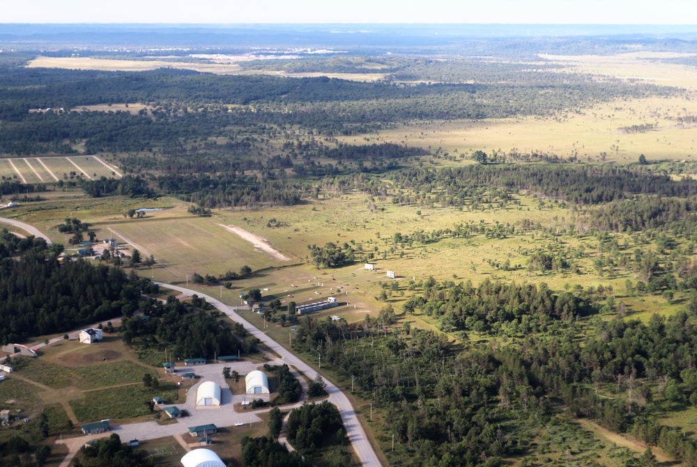 August 2020 aerial views of Fort McCoy