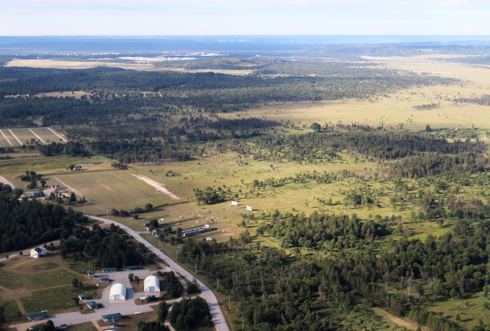 August 2020 aerial views of Fort McCoy