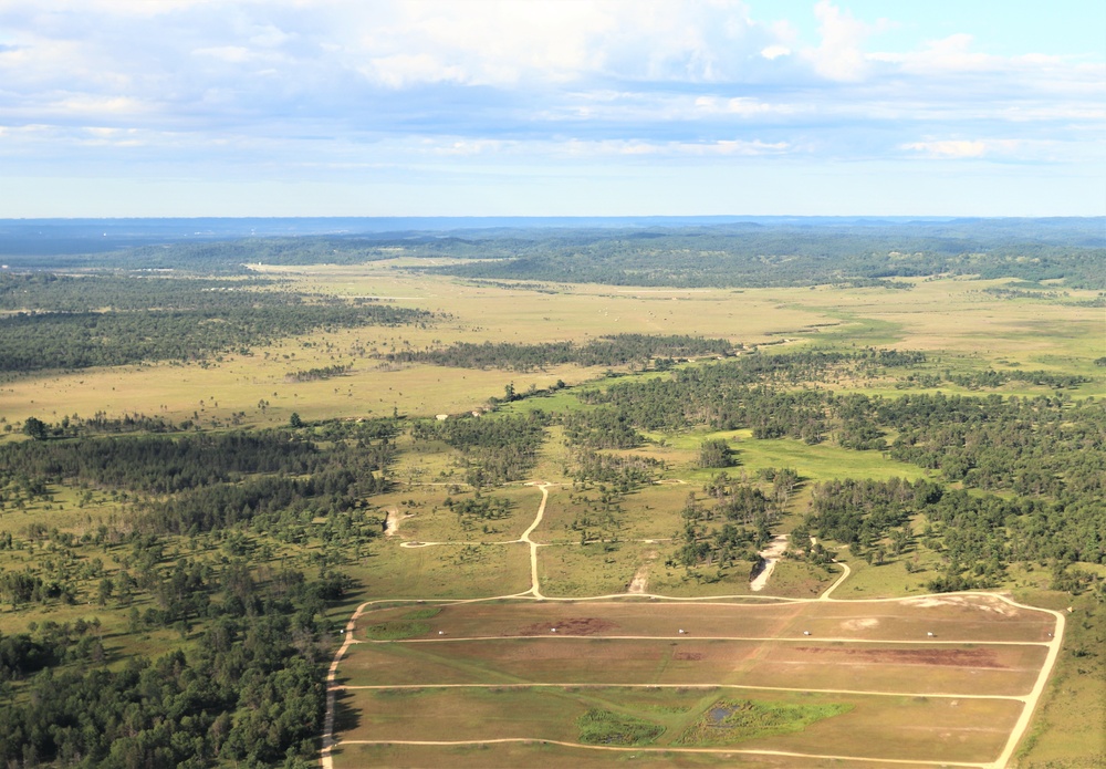 August 2020 aerial views of Fort McCoy