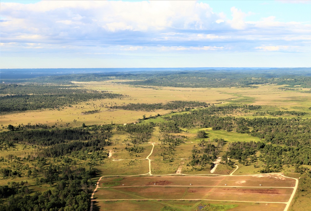 August 2020 aerial views of Fort McCoy