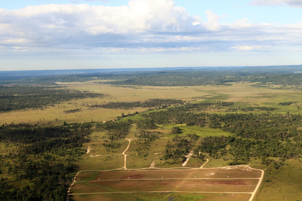 August 2020 aerial views of Fort McCoy