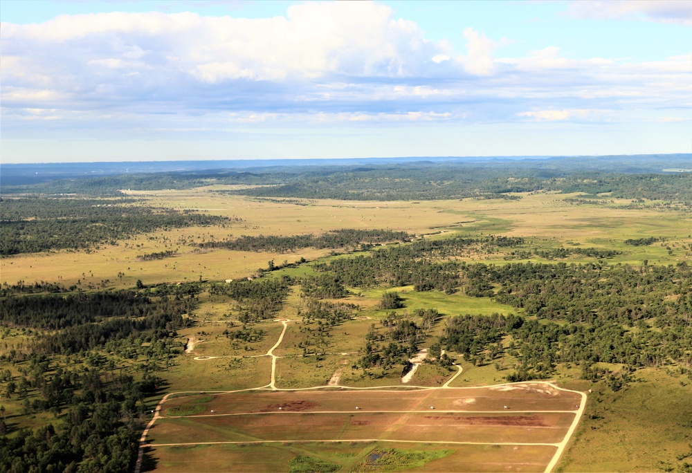 August 2020 aerial views of Fort McCoy