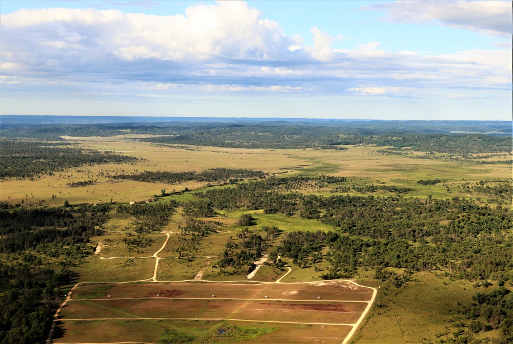 August 2020 aerial views of Fort McCoy