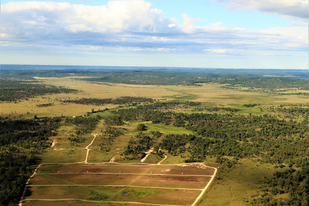 August 2020 aerial views of Fort McCoy