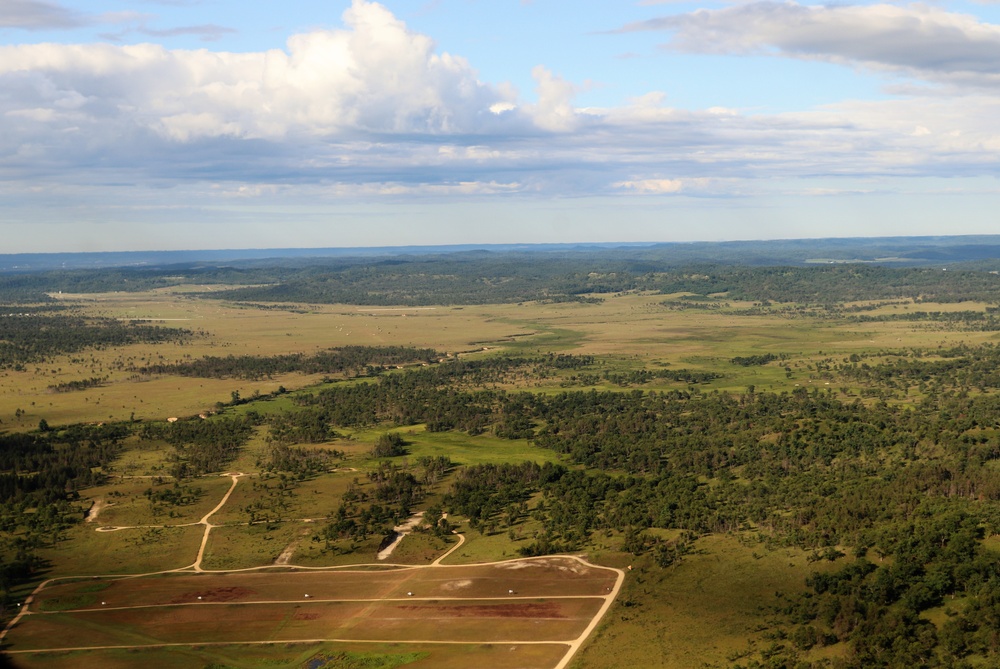 August 2020 aerial views of Fort McCoy