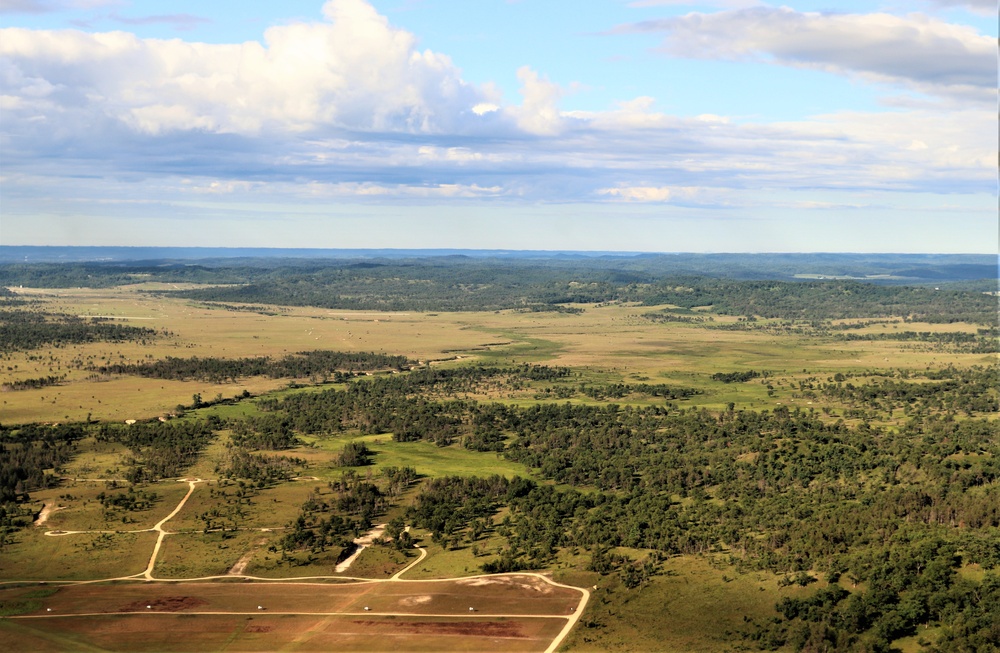 August 2020 aerial views of Fort McCoy