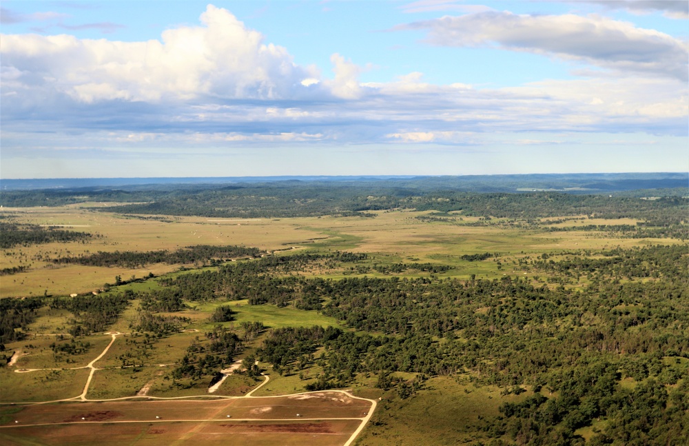 August 2020 aerial views of Fort McCoy