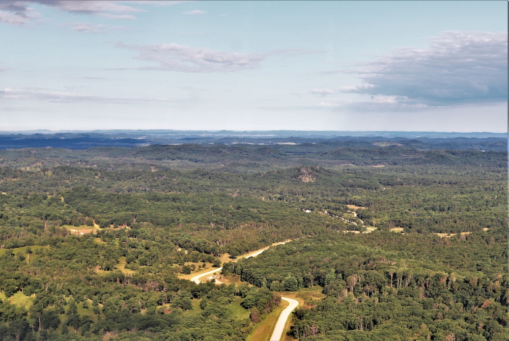 August 2020 aerial views of Fort McCoy