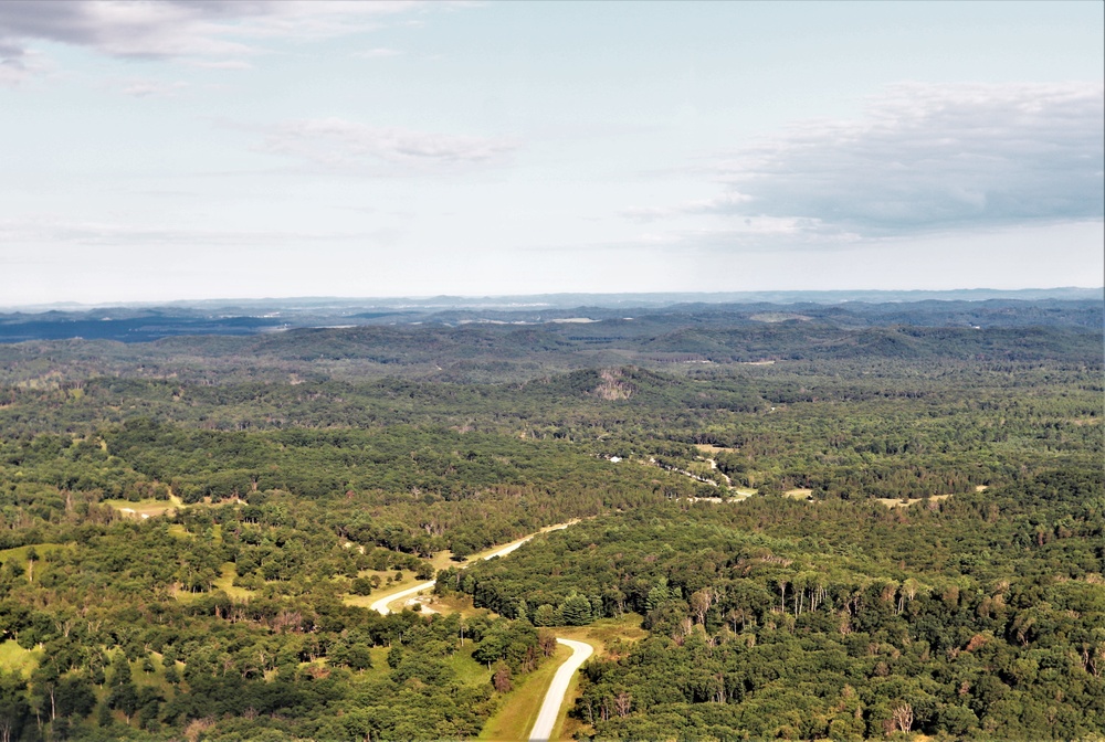 August 2020 aerial views of Fort McCoy