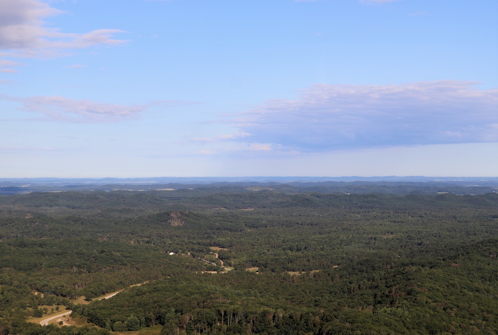 August 2020 aerial views of Fort McCoy