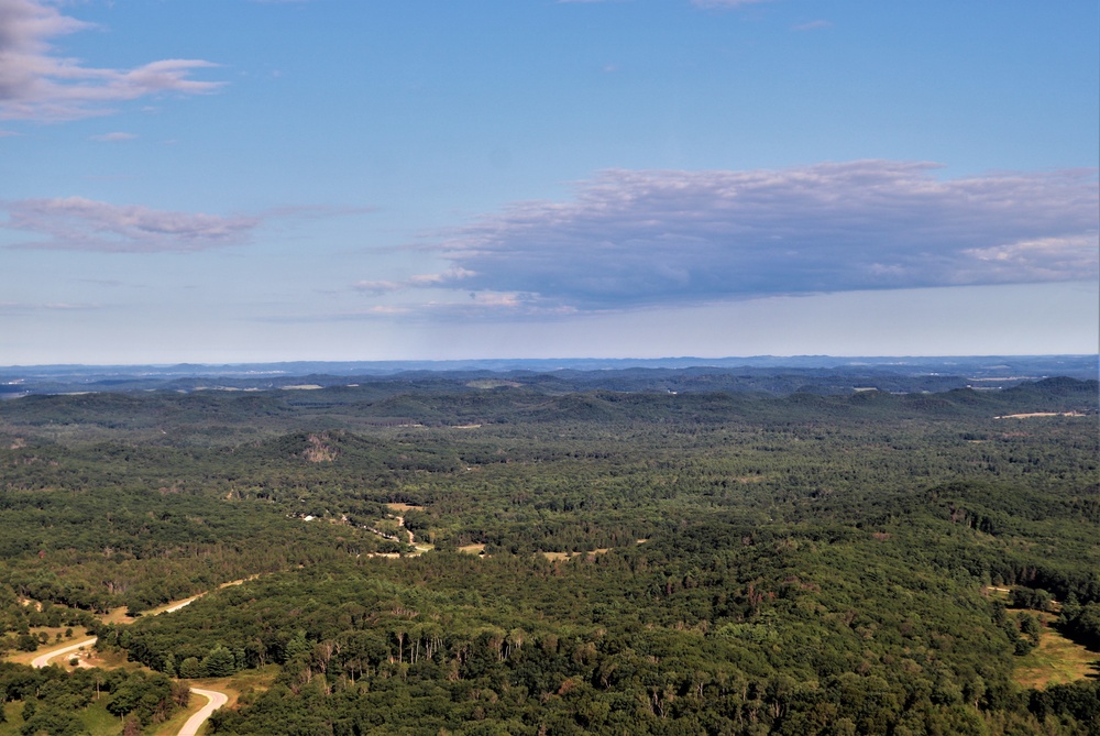 August 2020 aerial views of Fort McCoy