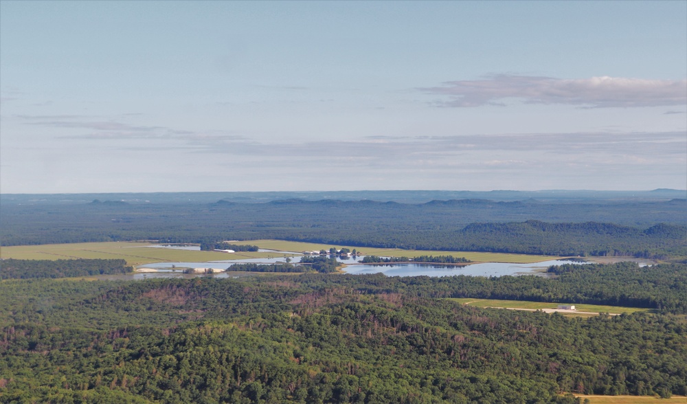 August 2020 aerial views of Fort McCoy