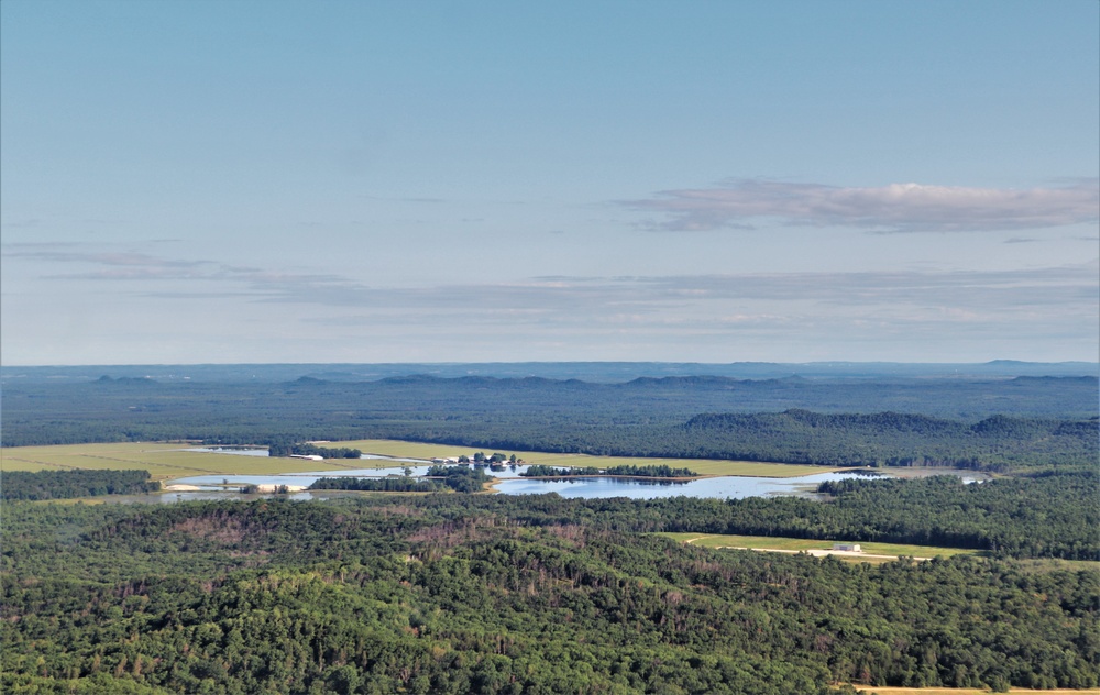 August 2020 aerial views of Fort McCoy