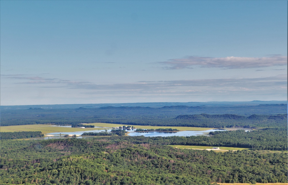 August 2020 aerial views of Fort McCoy