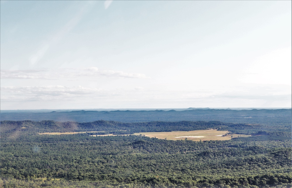 August 2020 aerial views of Fort McCoy