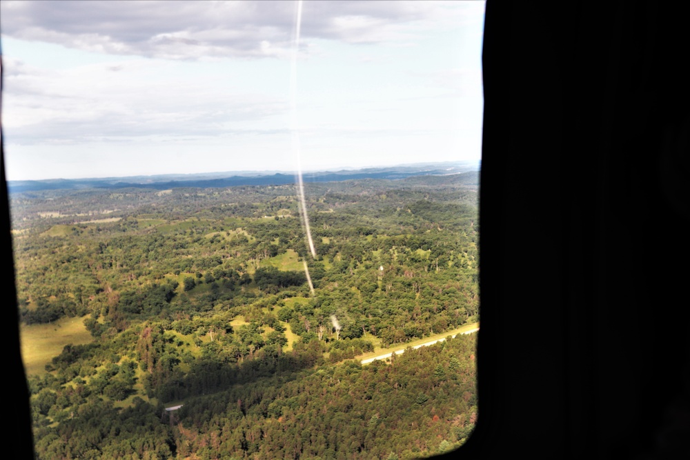 August 2020 aerial views of Fort McCoy