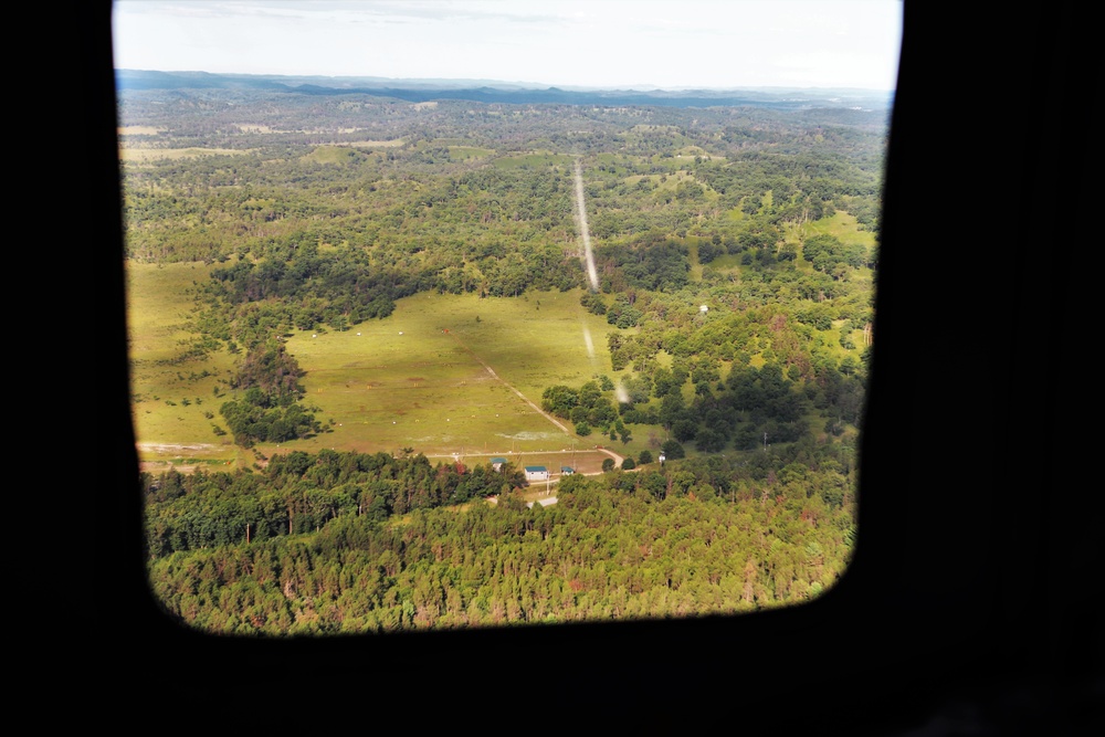 August 2020 aerial views of Fort McCoy