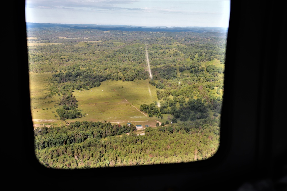 August 2020 aerial views of Fort McCoy