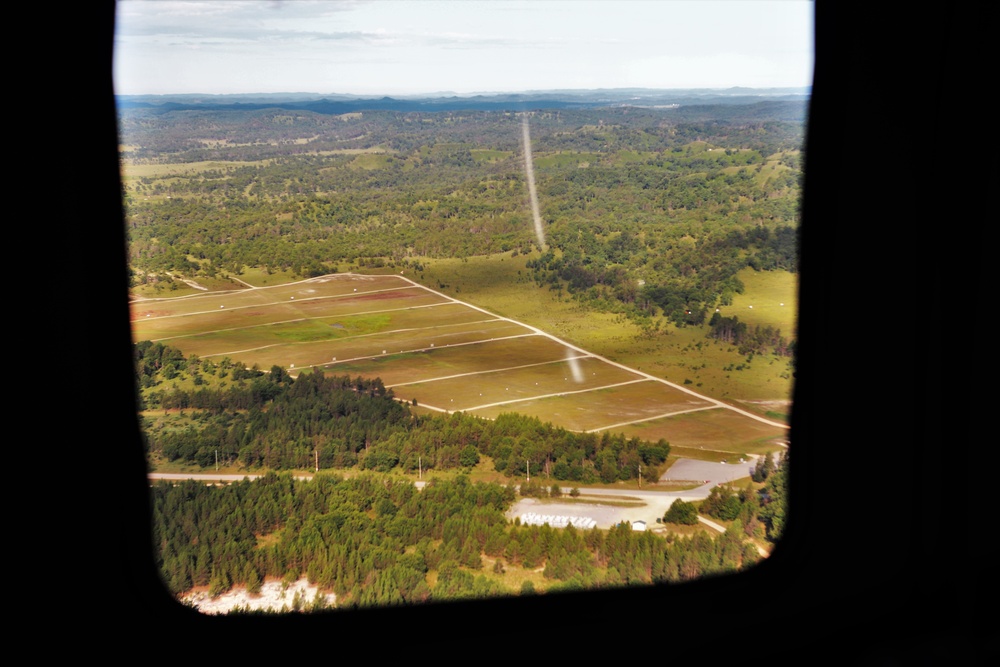 August 2020 aerial views of Fort McCoy