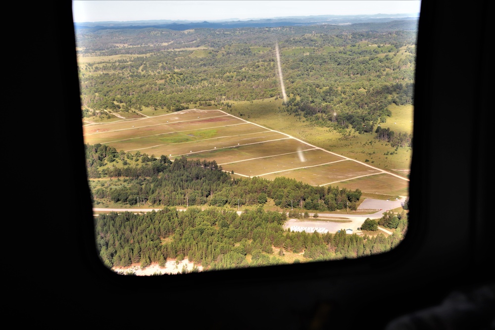 August 2020 aerial views of Fort McCoy