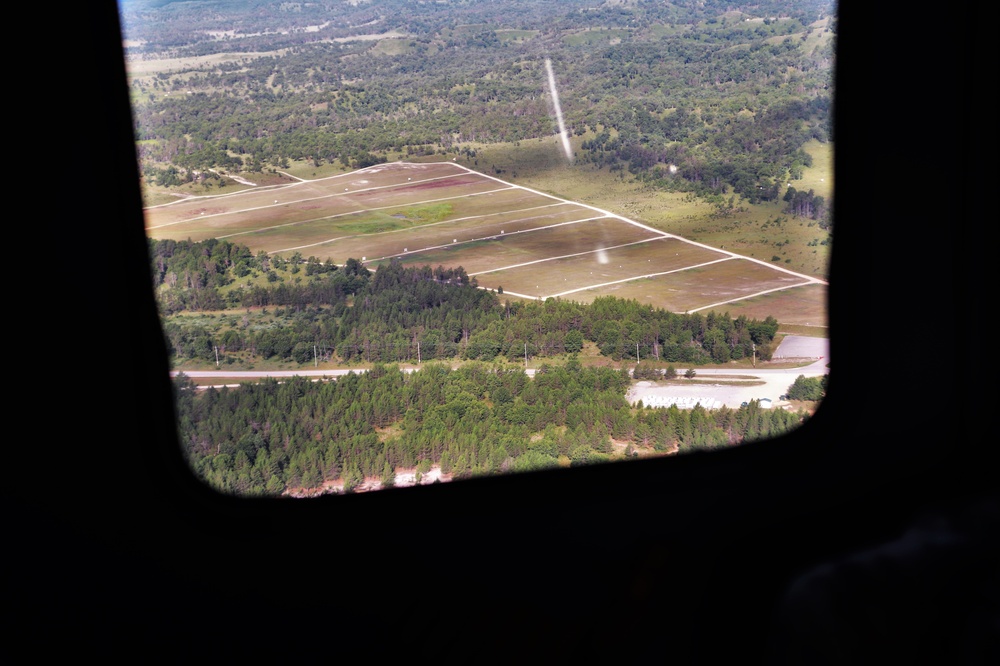 August 2020 aerial views of Fort McCoy