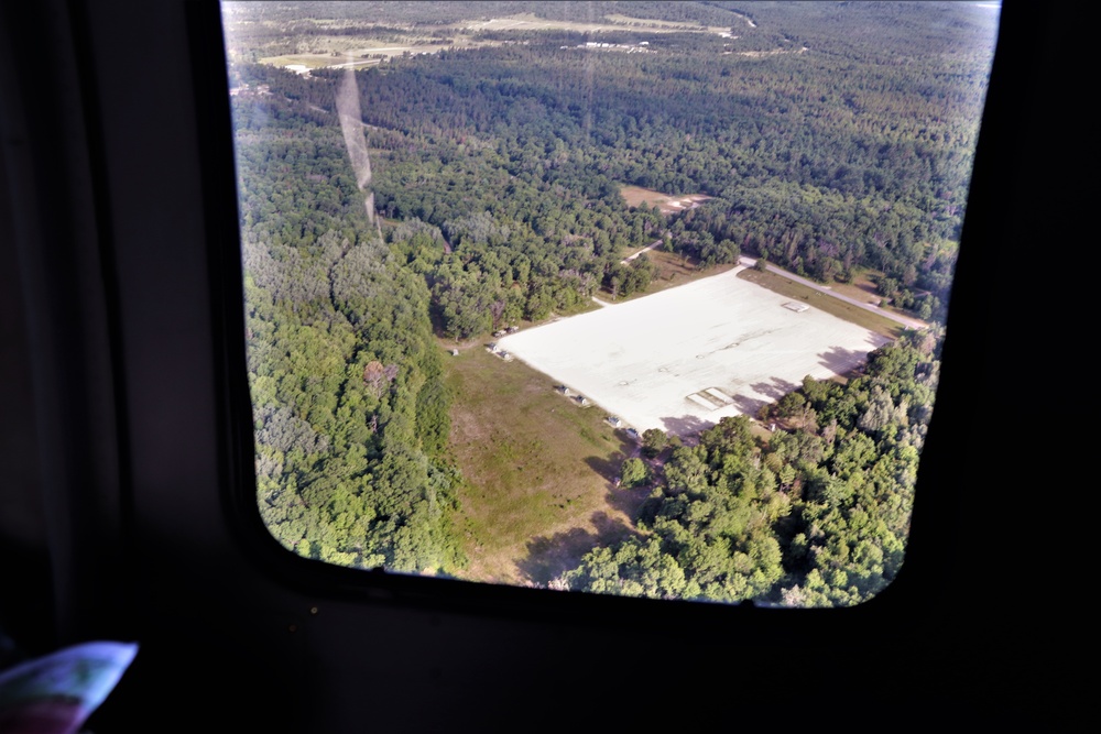 August 2020 aerial views of Fort McCoy