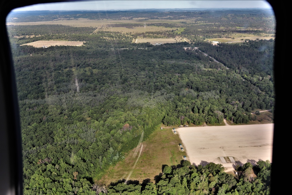 August 2020 aerial views of Fort McCoy