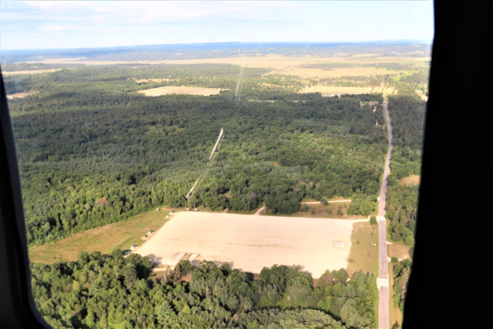 August 2020 aerial views of Fort McCoy