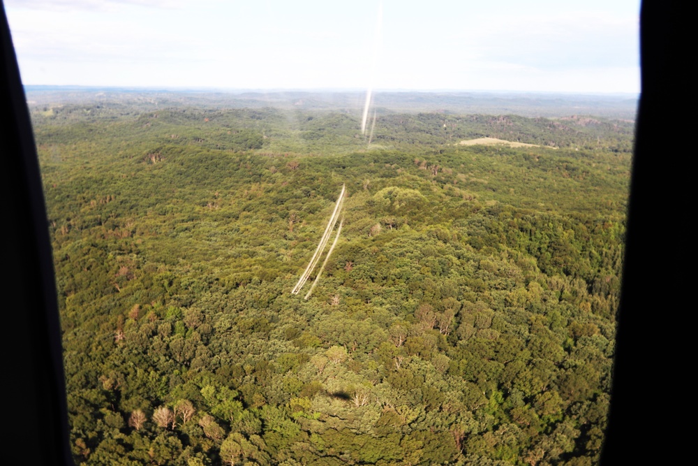 August 2020 aerial views of Fort McCoy