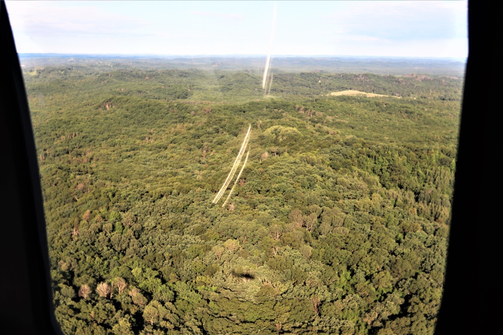 August 2020 aerial views of Fort McCoy